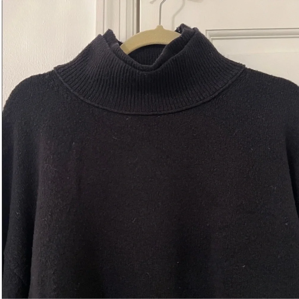 Free People Afterglow Tunic Sweater Black XS